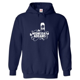 Gothic Addams Funny Family Black Vintage Silhouette Unisex Kids and Adults Pullover Hoodies				 									 									